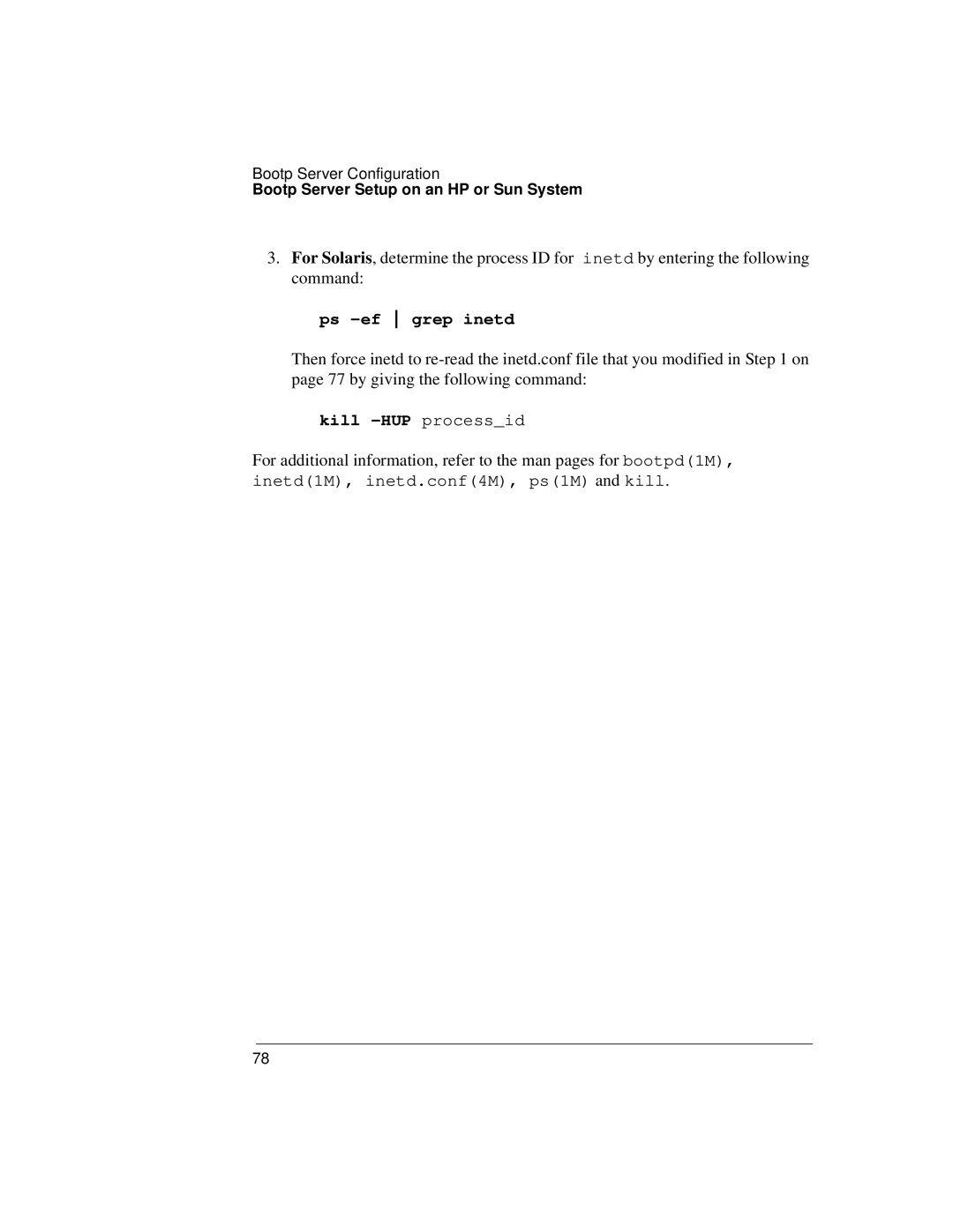 Agilent Technologies J3916A manual Ps -ef grep inetd 