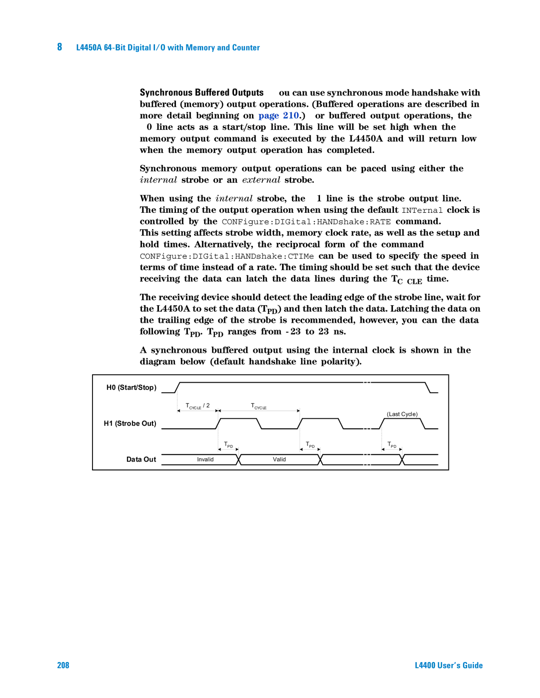 Agilent Technologies L4400 manual 208 