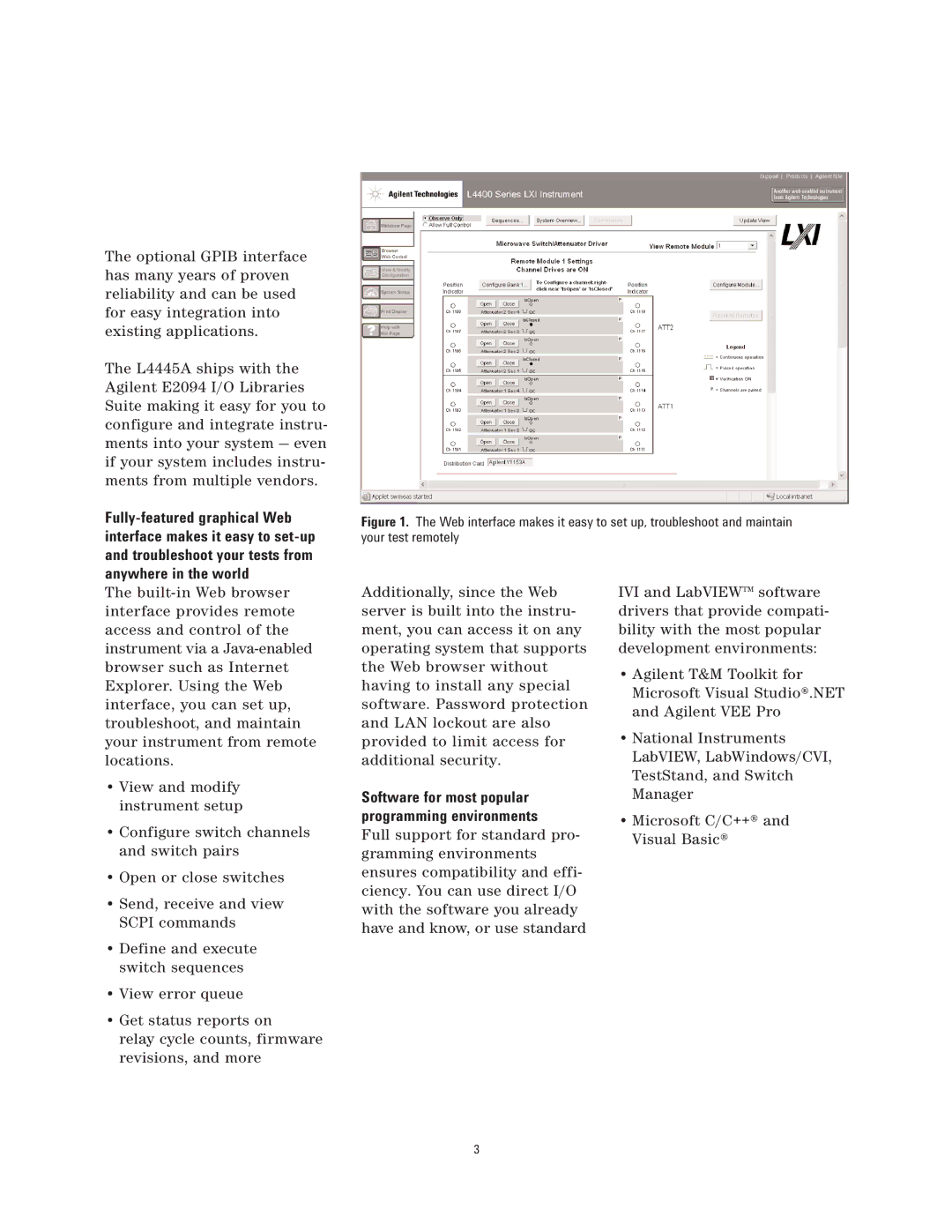 Agilent Technologies L4445A manual 