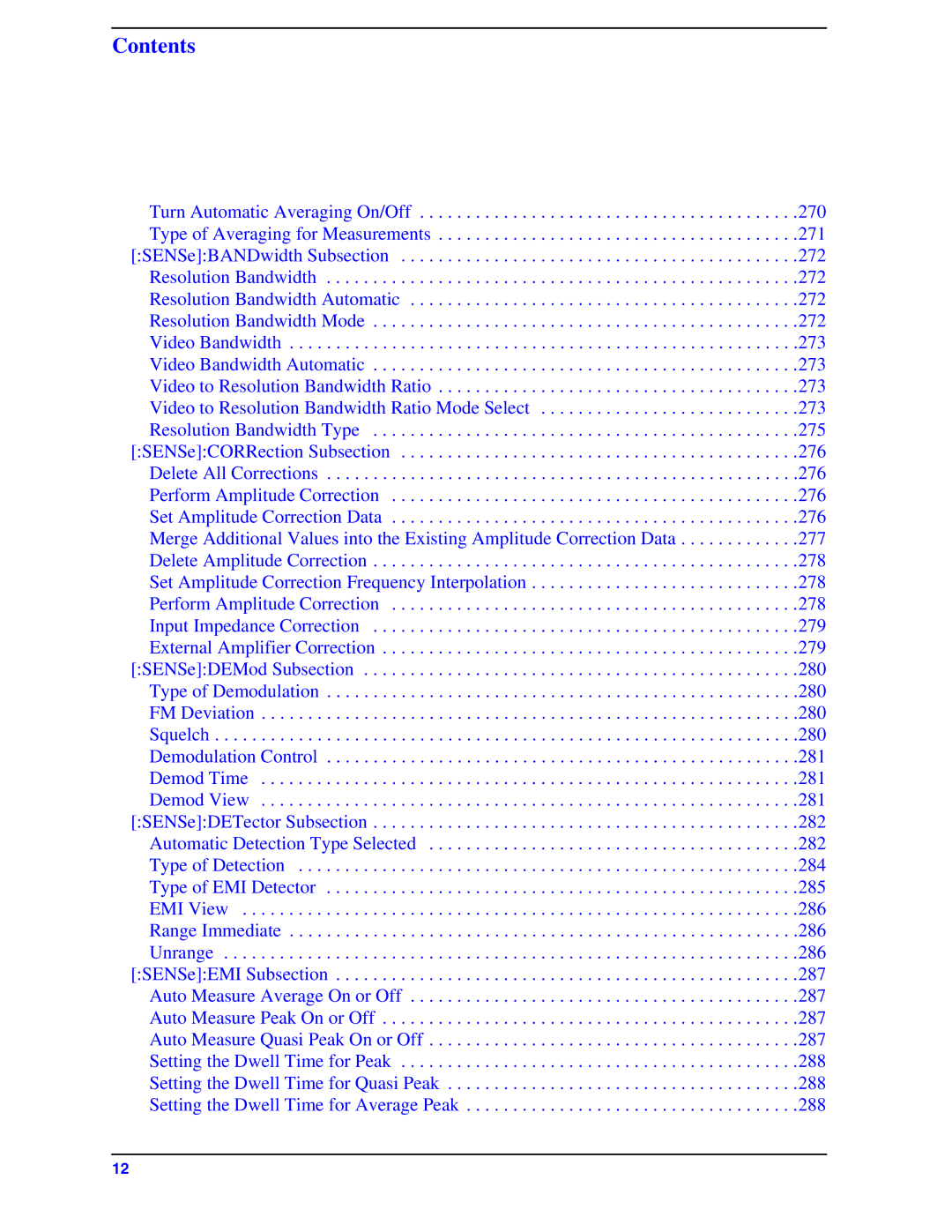 Agilent Technologies Model  A.08.xx manual Contents 