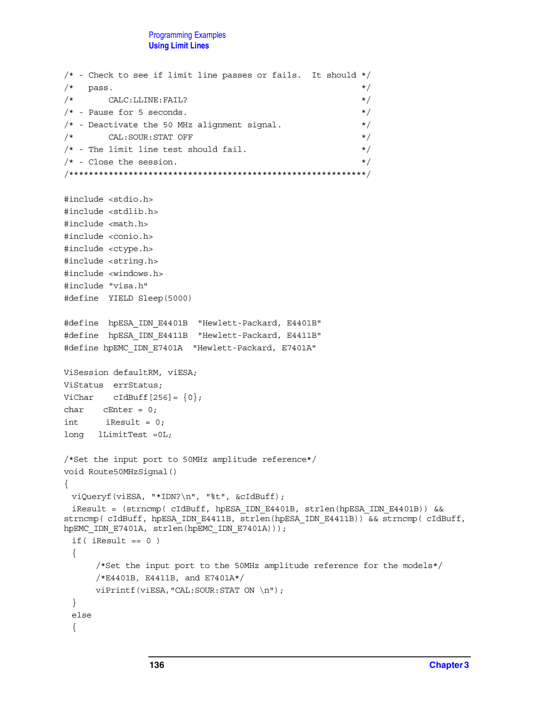 Agilent Technologies Model  A.08.xx manual 136 