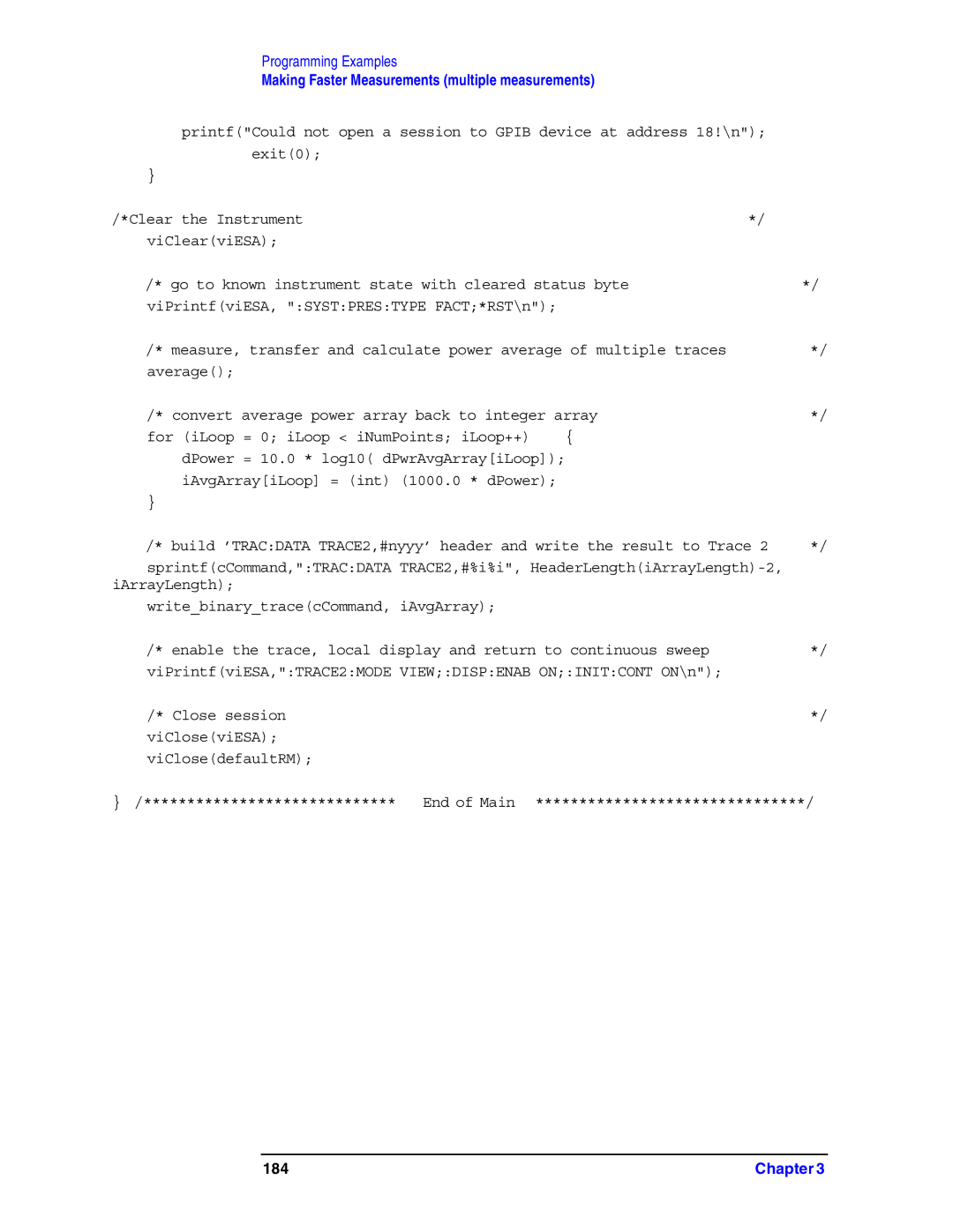 Agilent Technologies Model  A.08.xx manual 184 