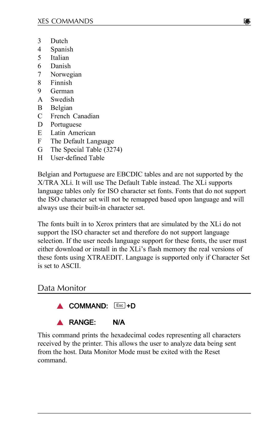 Agilent Technologies N-Series user manual Data Monitor, Command s+D 