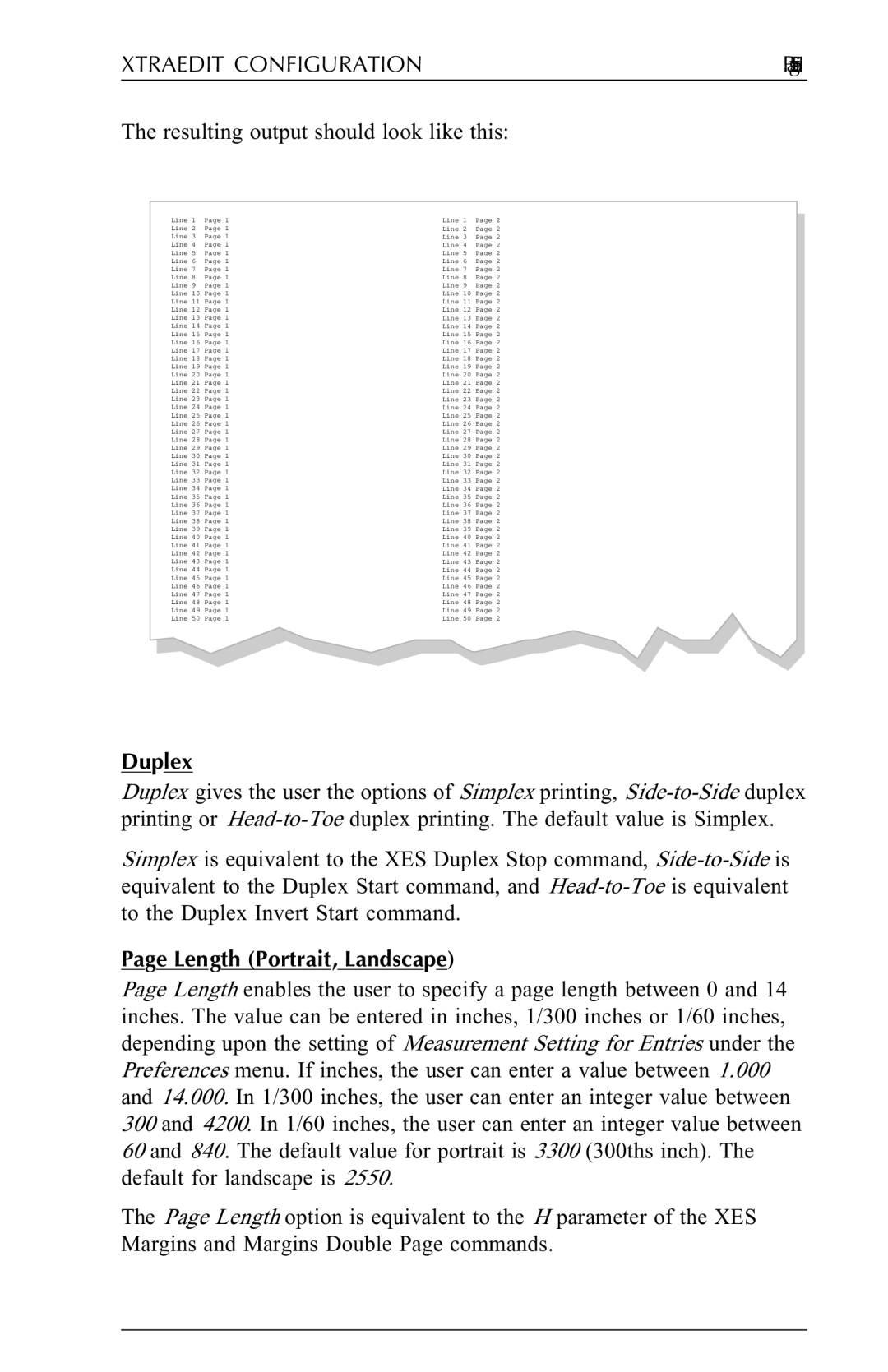 Agilent Technologies N-Series user manual Duplex, Length Portrait, Landscape 