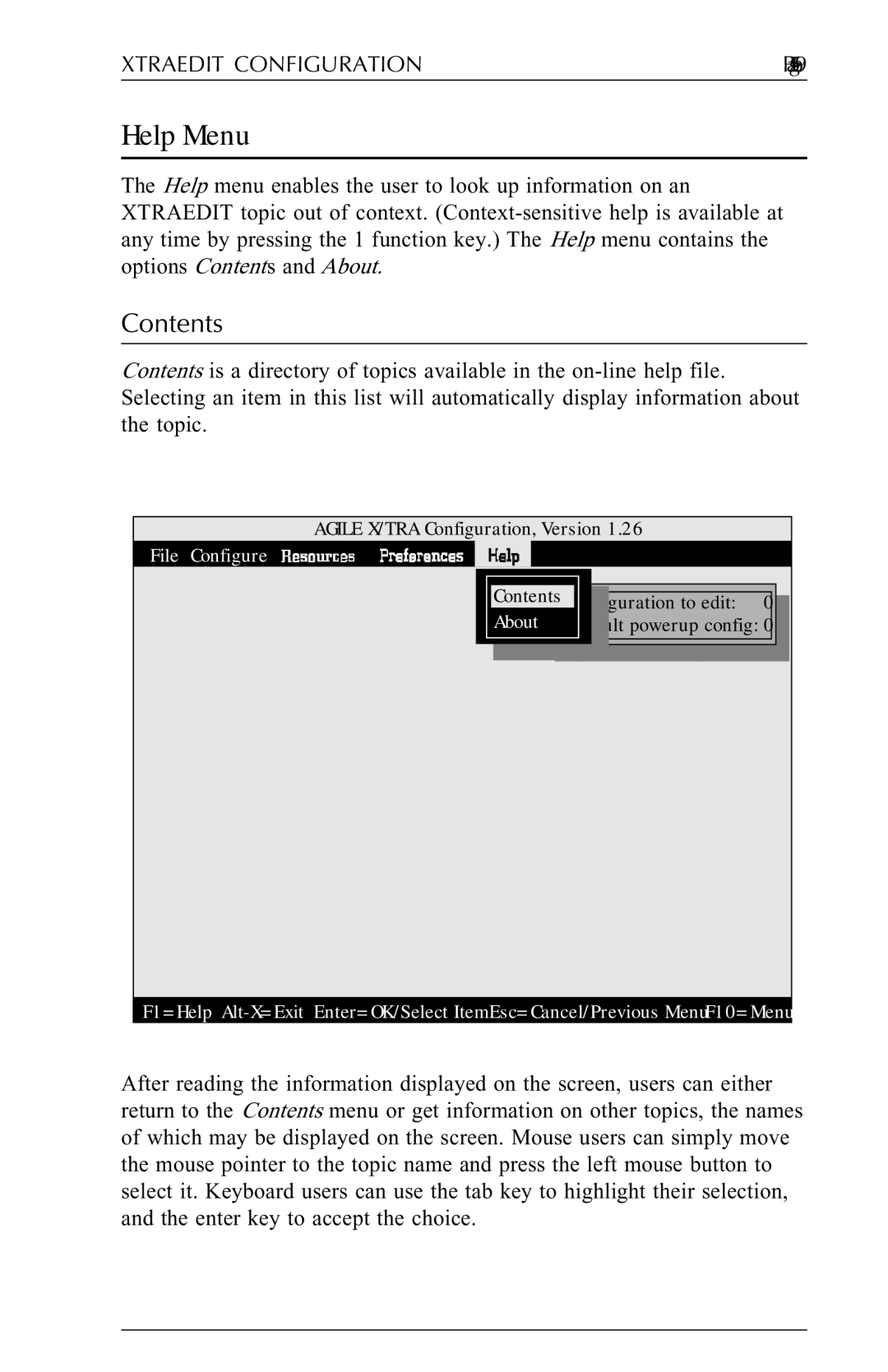 Agilent Technologies N-Series user manual Help Menu, Contents 