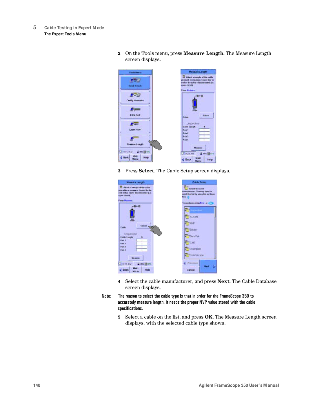 Agilent Technologies N2610A user manual 140 