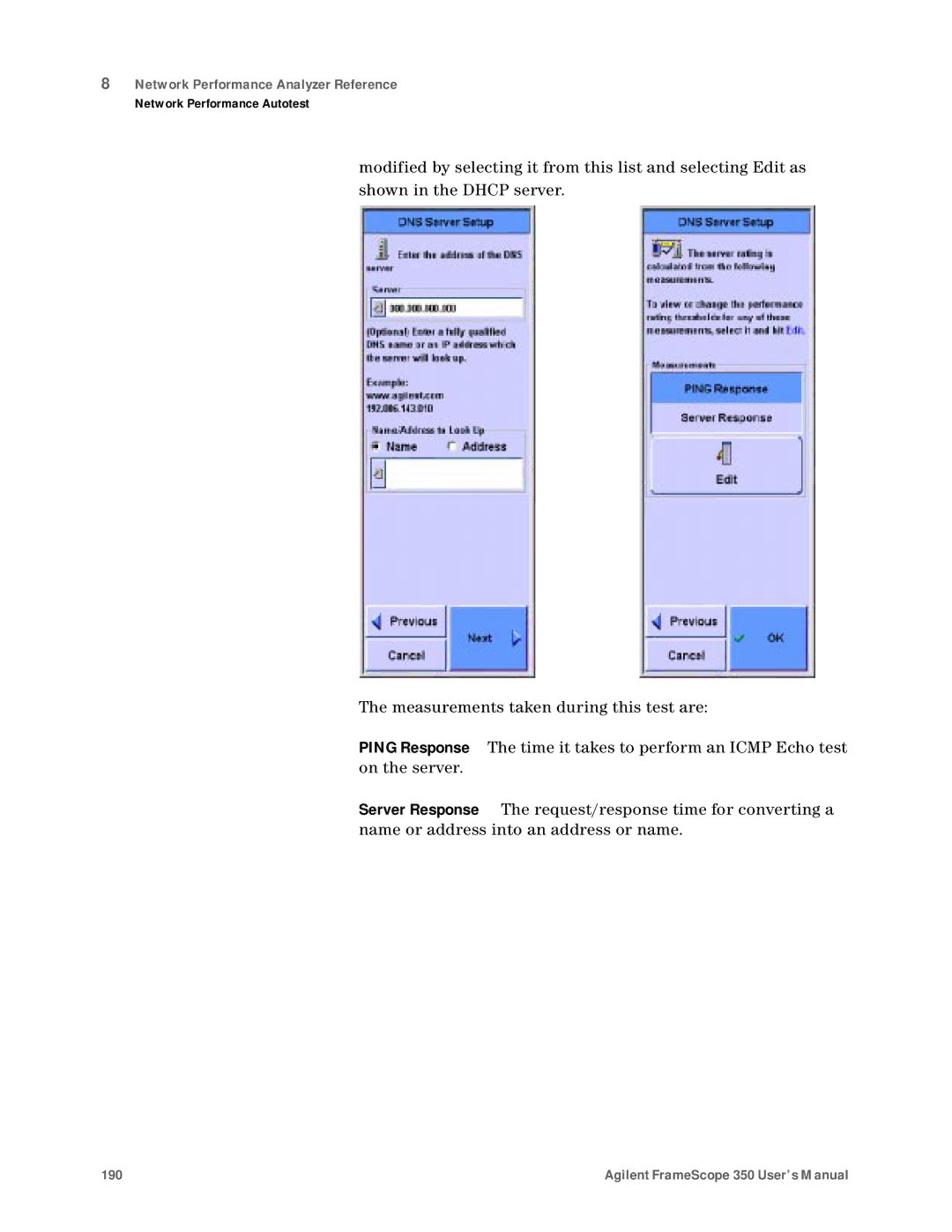 Agilent Technologies N2610A user manual 190 