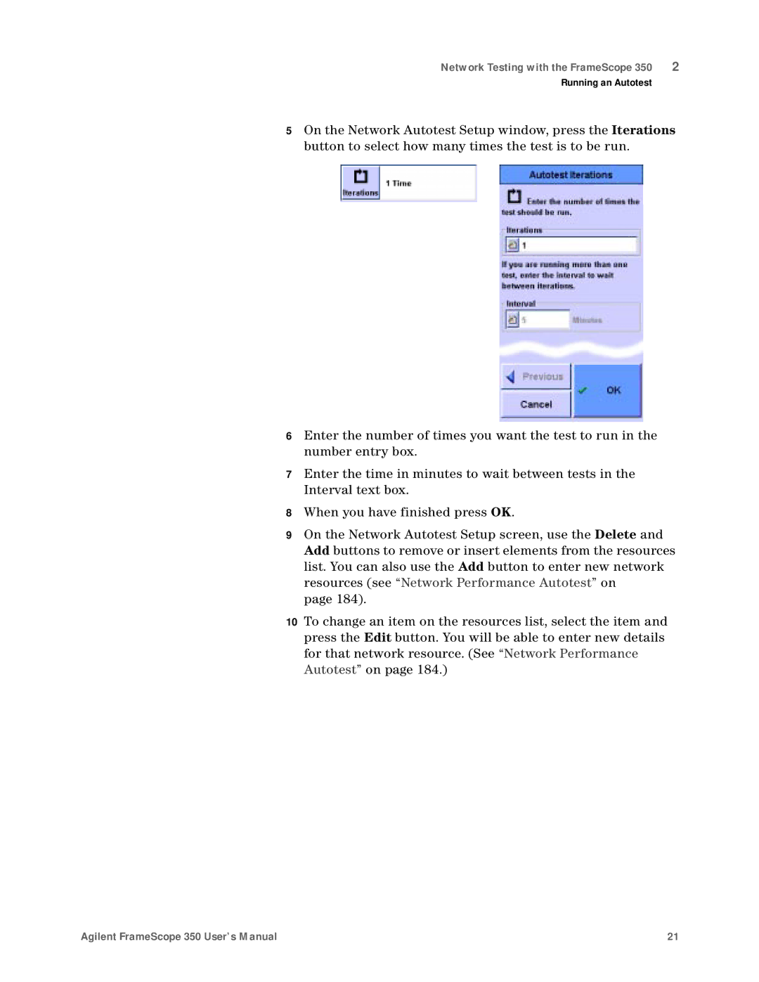 Agilent Technologies N2610A user manual Agilent FrameScope 350 User’s Manual 