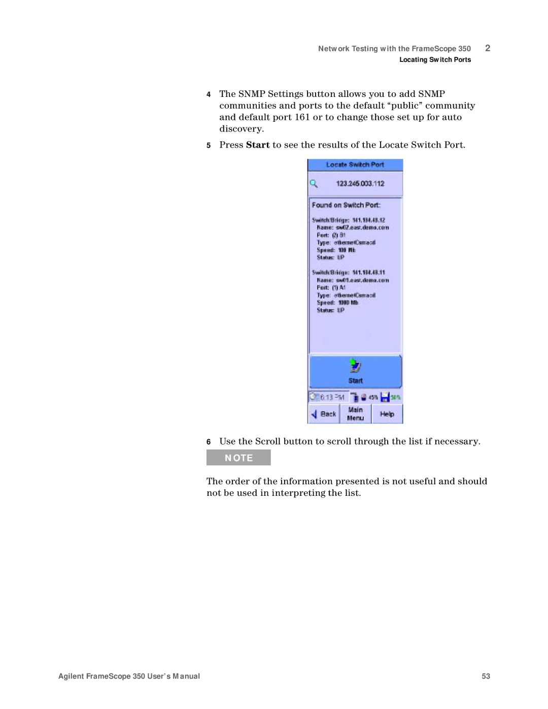 Agilent Technologies N2610A user manual T E 