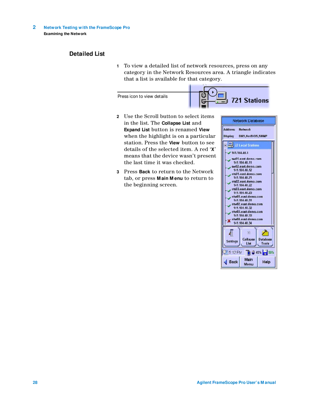 Agilent Technologies N2620A user manual Detailed List 