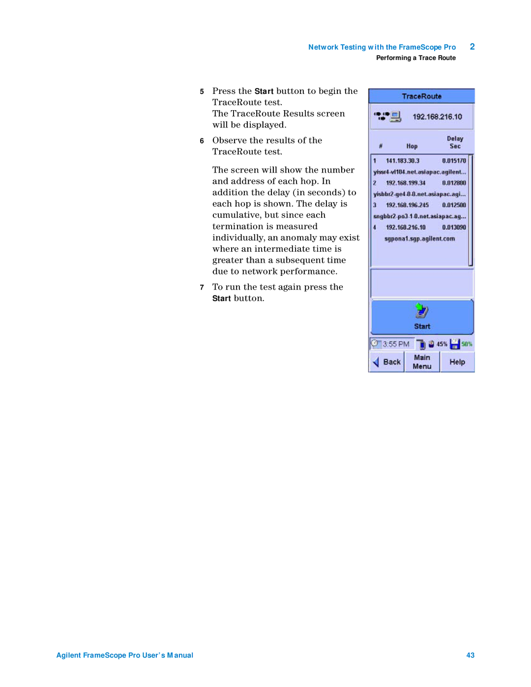 Agilent Technologies N2620A user manual Agilent FrameScope Pro User’s Manual 