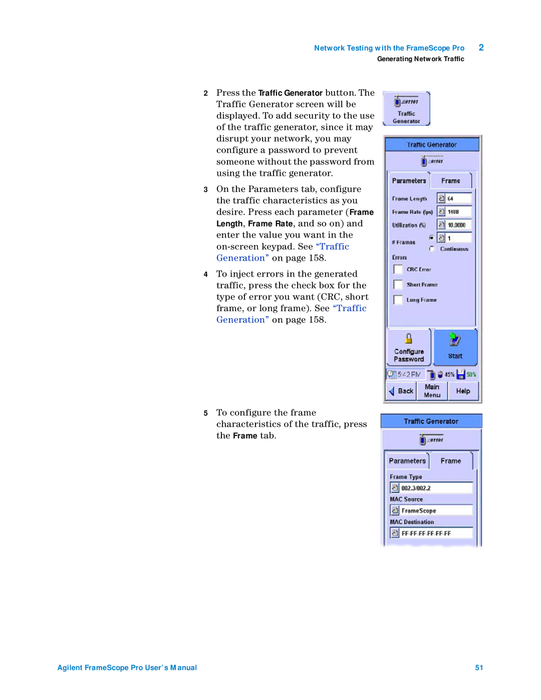 Agilent Technologies N2620A user manual Agilent FrameScope Pro User’s Manual 