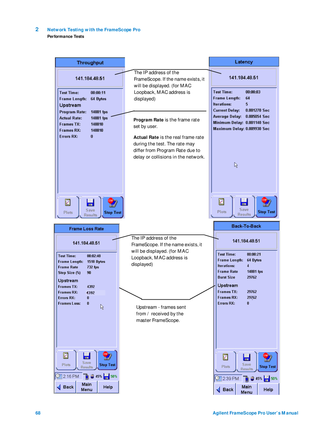 Agilent Technologies N2620A user manual Program Rate is the frame rate set by user 