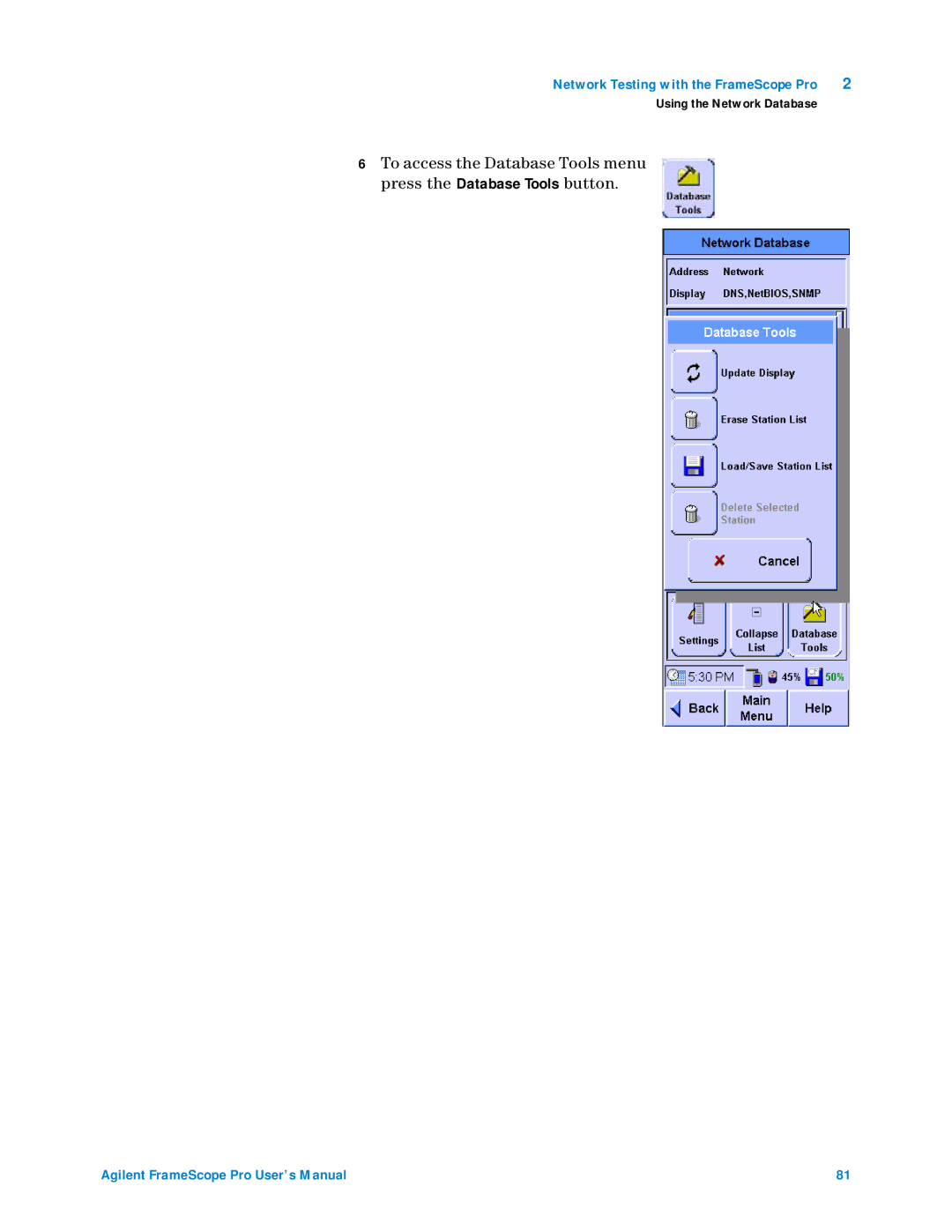 Agilent Technologies N2620A user manual Agilent FrameScope Pro User’s Manual 