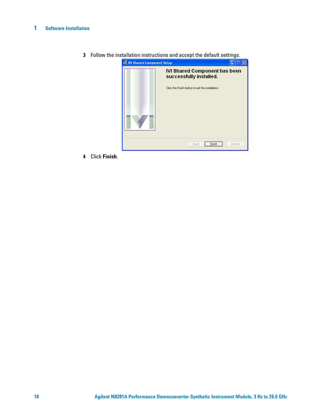 Agilent Technologies N8201A manual Software Installation 