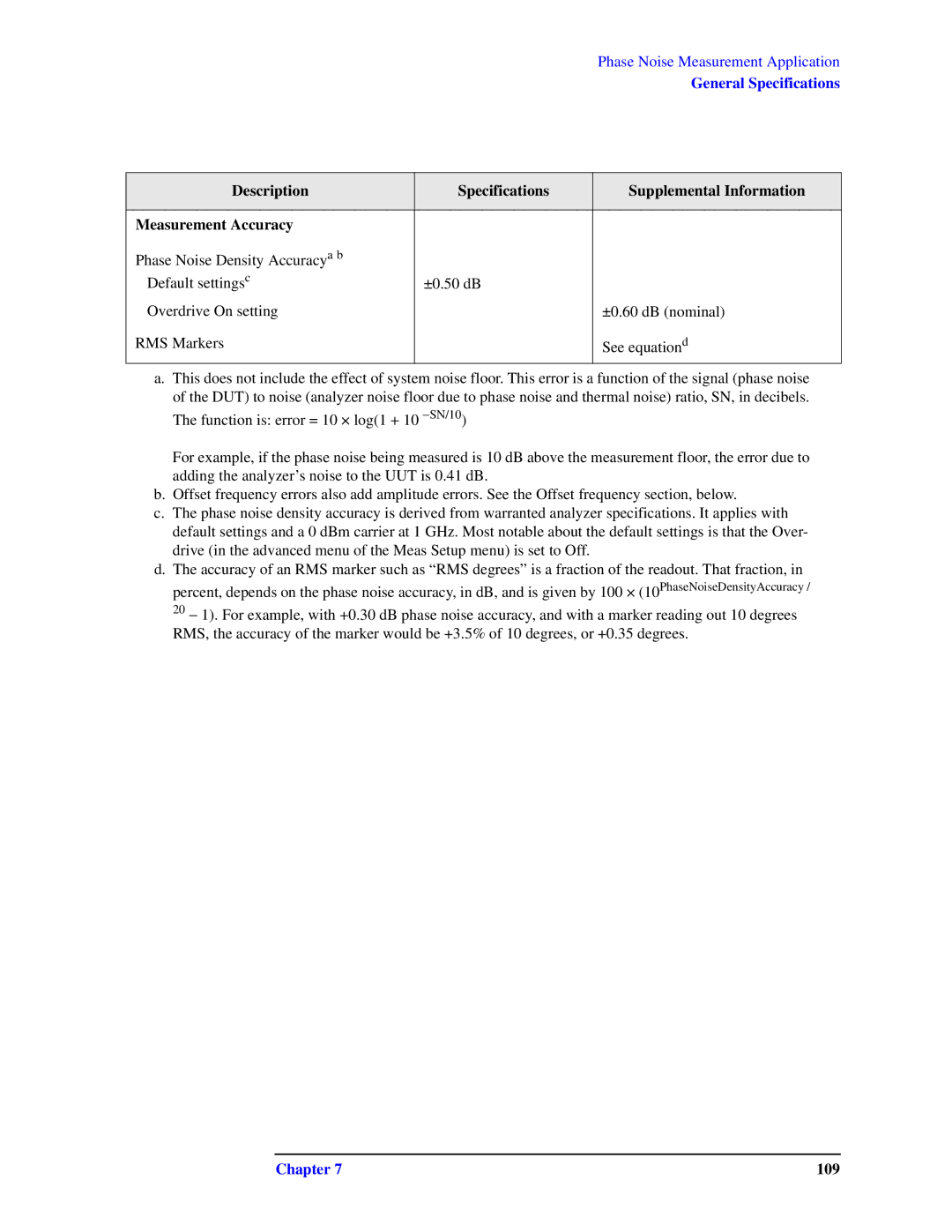 Agilent Technologies N9010A specifications 