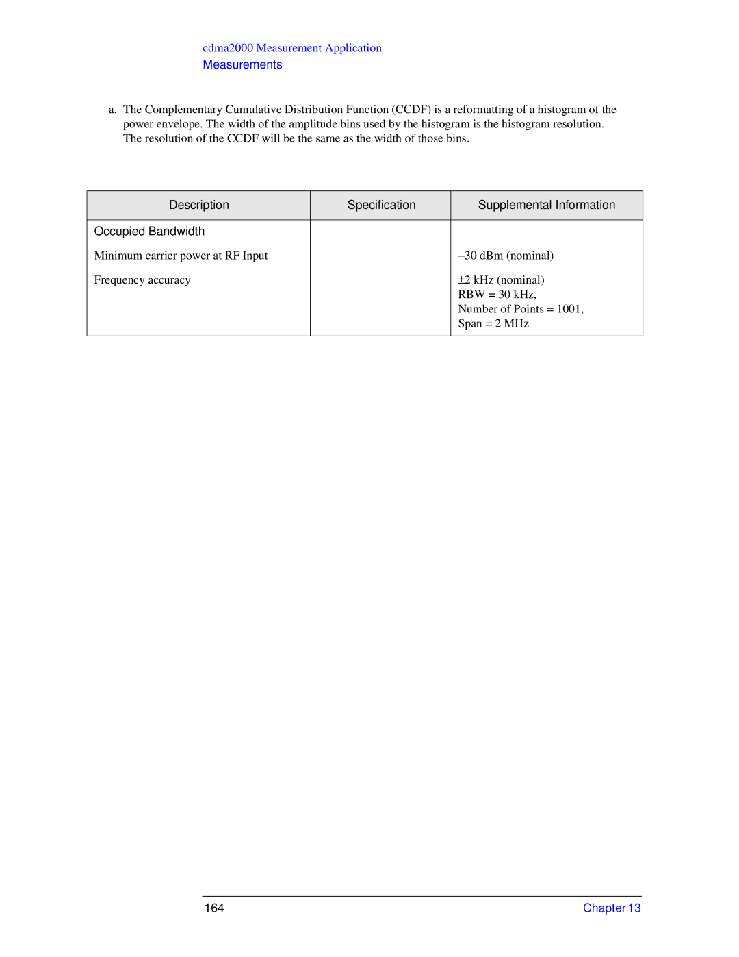 Agilent Technologies N9010A specifications 164 