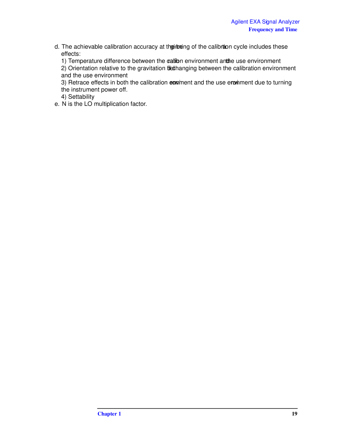 Agilent Technologies N9010A specifications Frequency and Time 