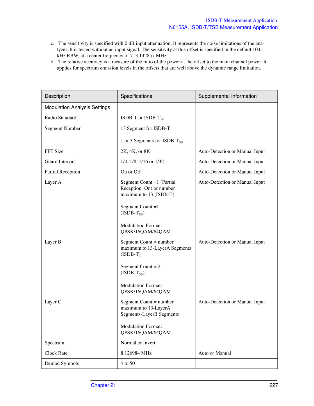 Agilent Technologies N9010A specifications 