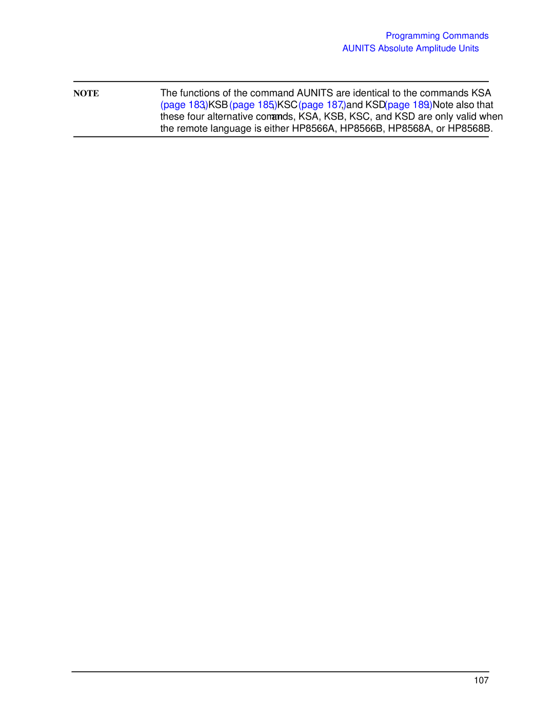 Agilent Technologies N9030a manual 107 