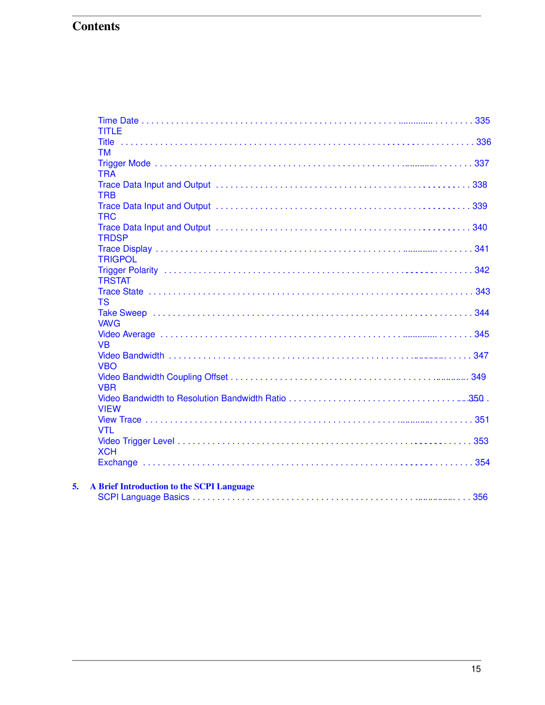 Agilent Technologies N9030a manual Brief Introduction to the Scpi Language 