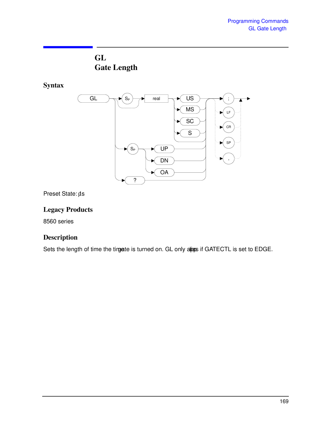 Agilent Technologies N9030a manual Gate Length 
