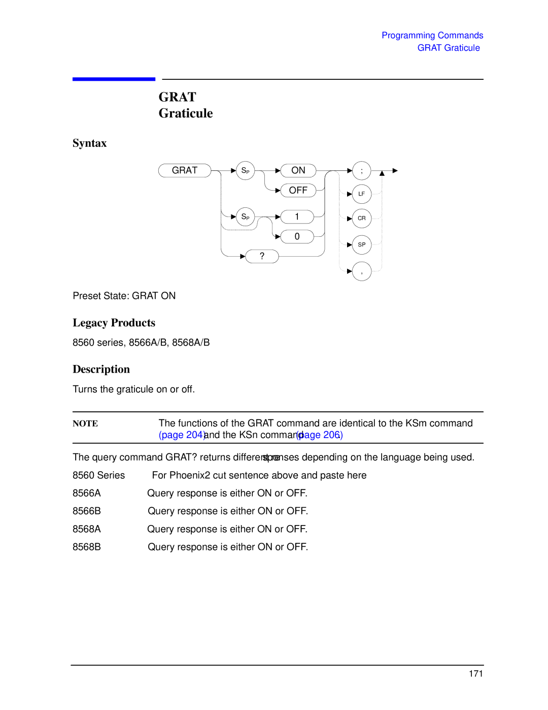 Agilent Technologies N9030a manual Graticule 