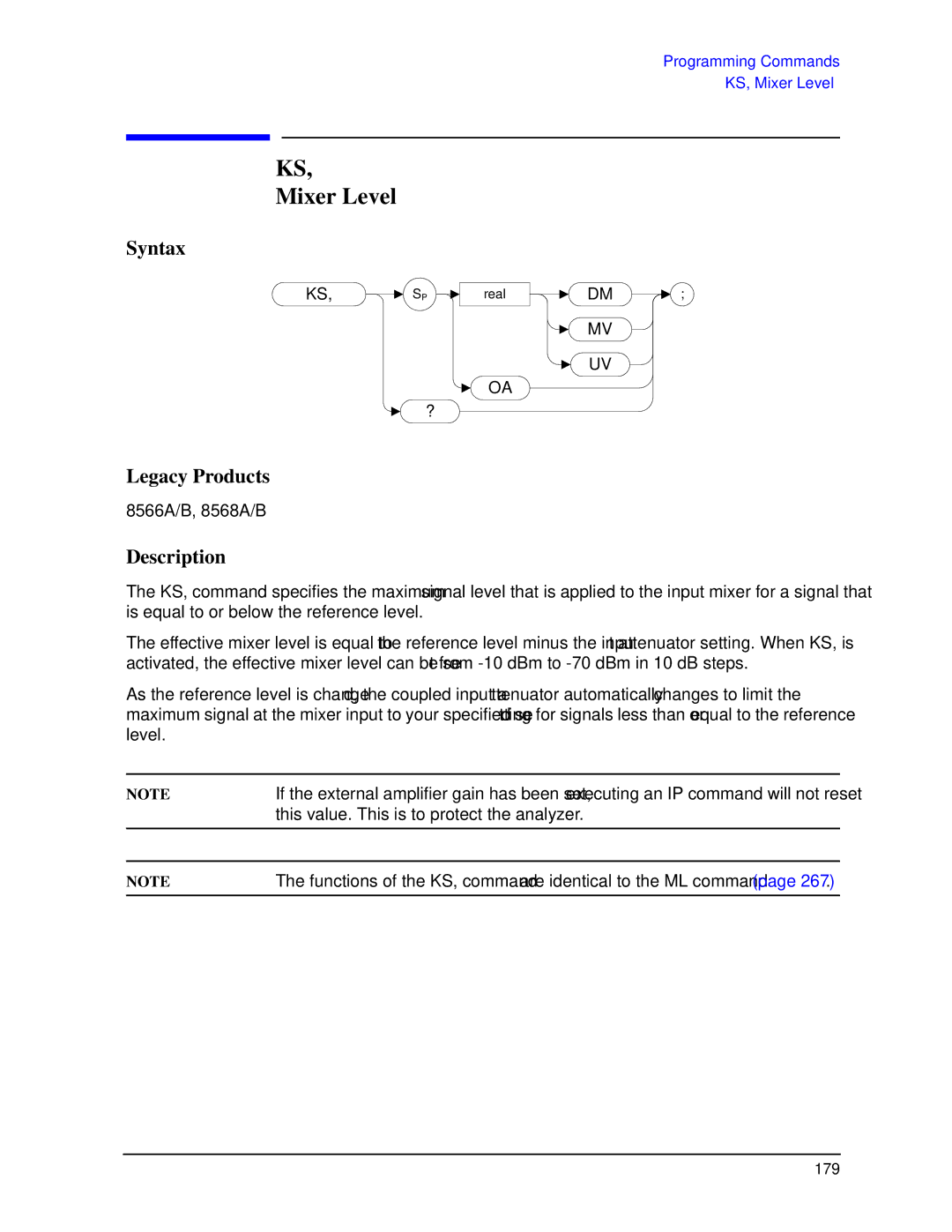 Agilent Technologies N9030a manual Mixer Level 
