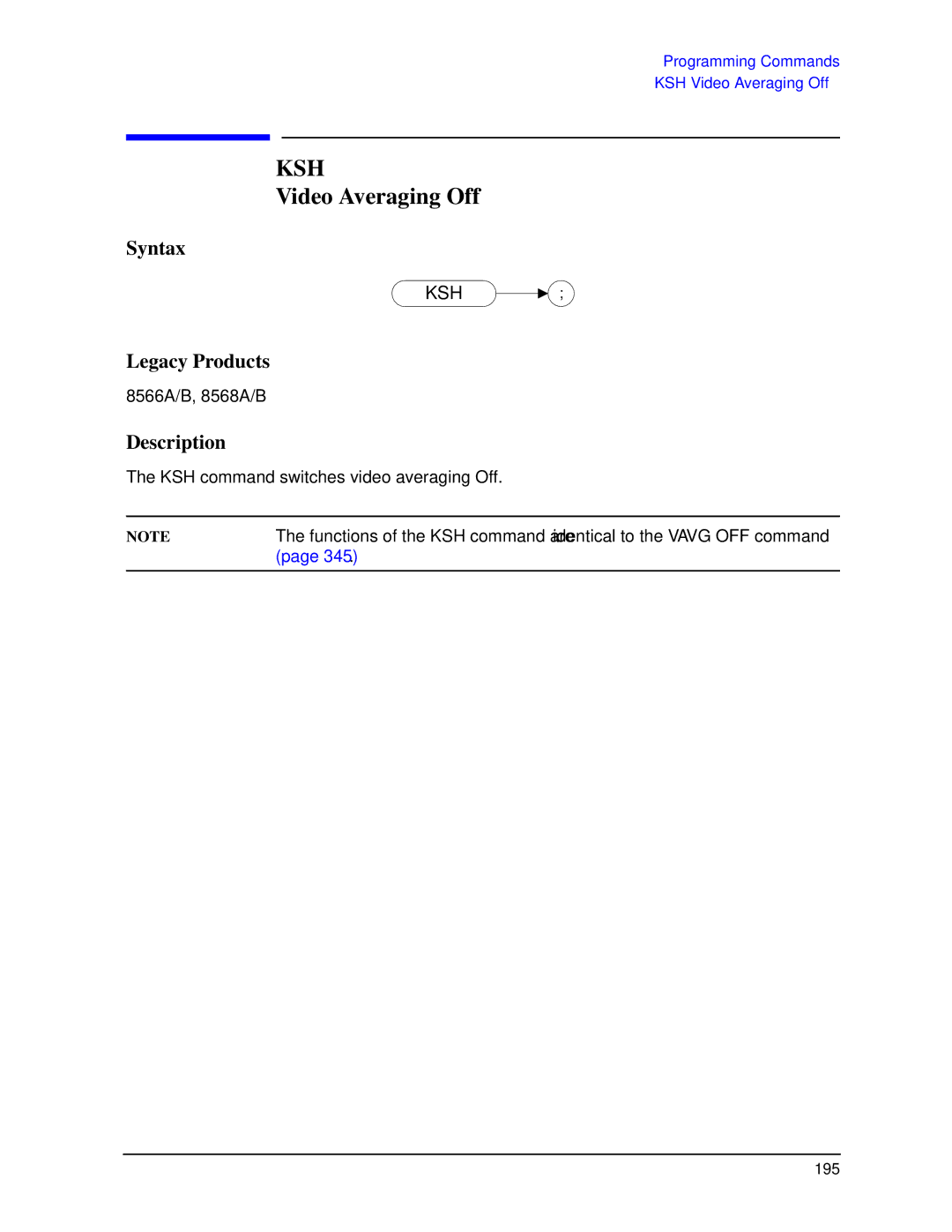 Agilent Technologies N9030a manual Ksh, Video Averaging Off 