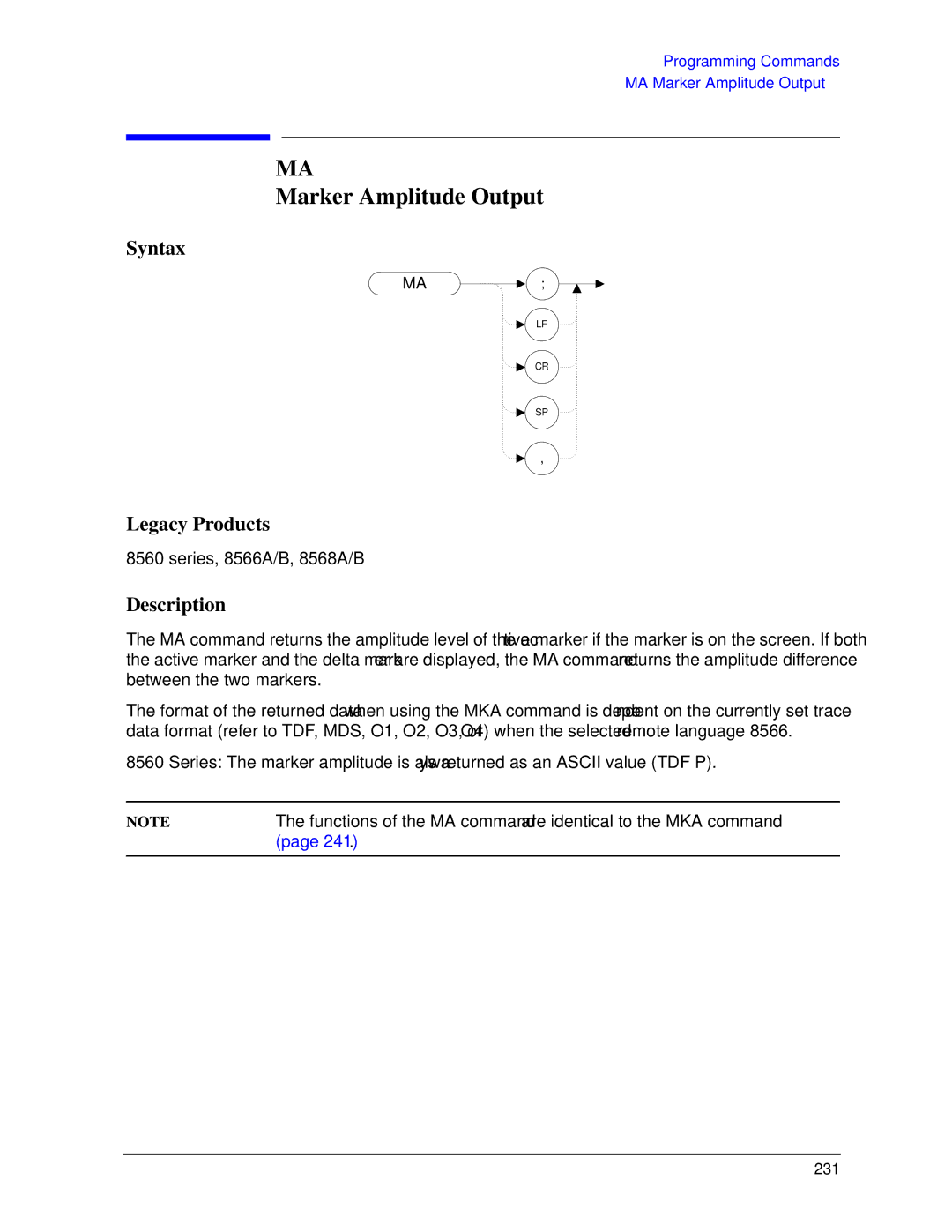 Agilent Technologies N9030a manual Marker Amplitude Output 
