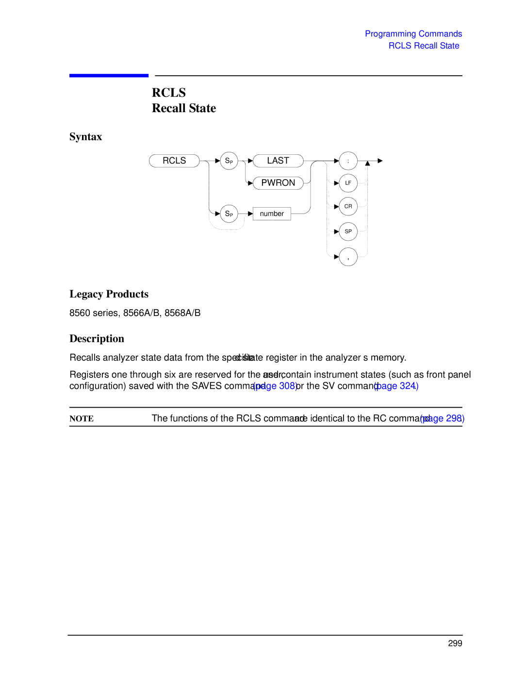 Agilent Technologies N9030a manual Rcls 