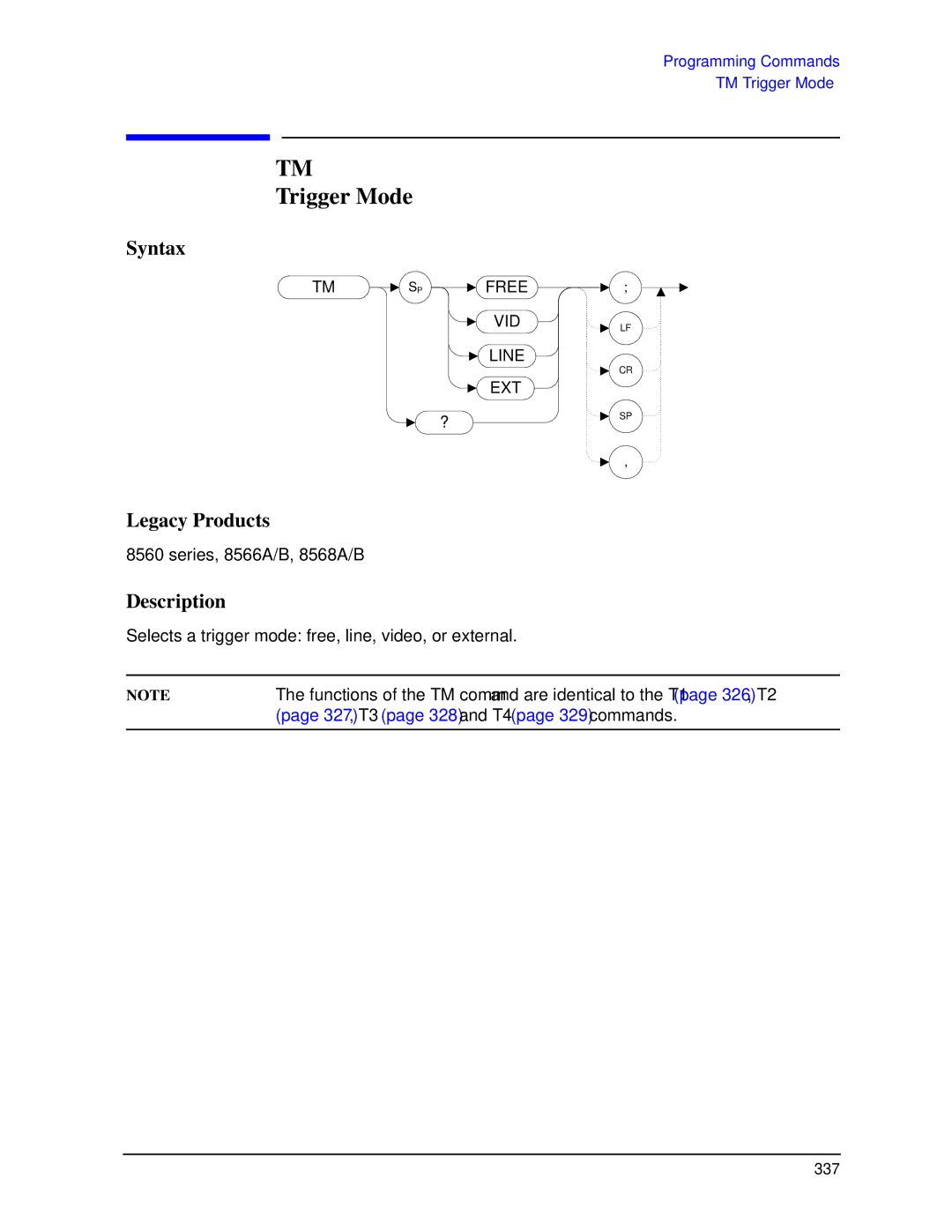 Agilent Technologies N9030a manual Trigger Mode 