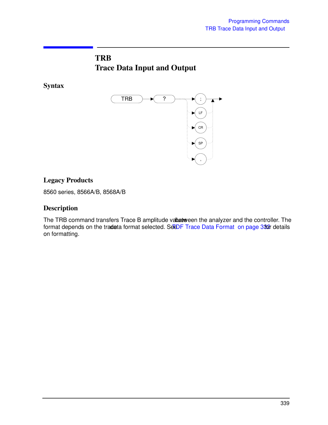 Agilent Technologies N9030a manual Trb 