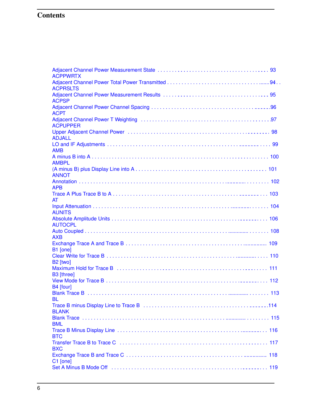 Agilent Technologies N9030a manual Acppwrtx 