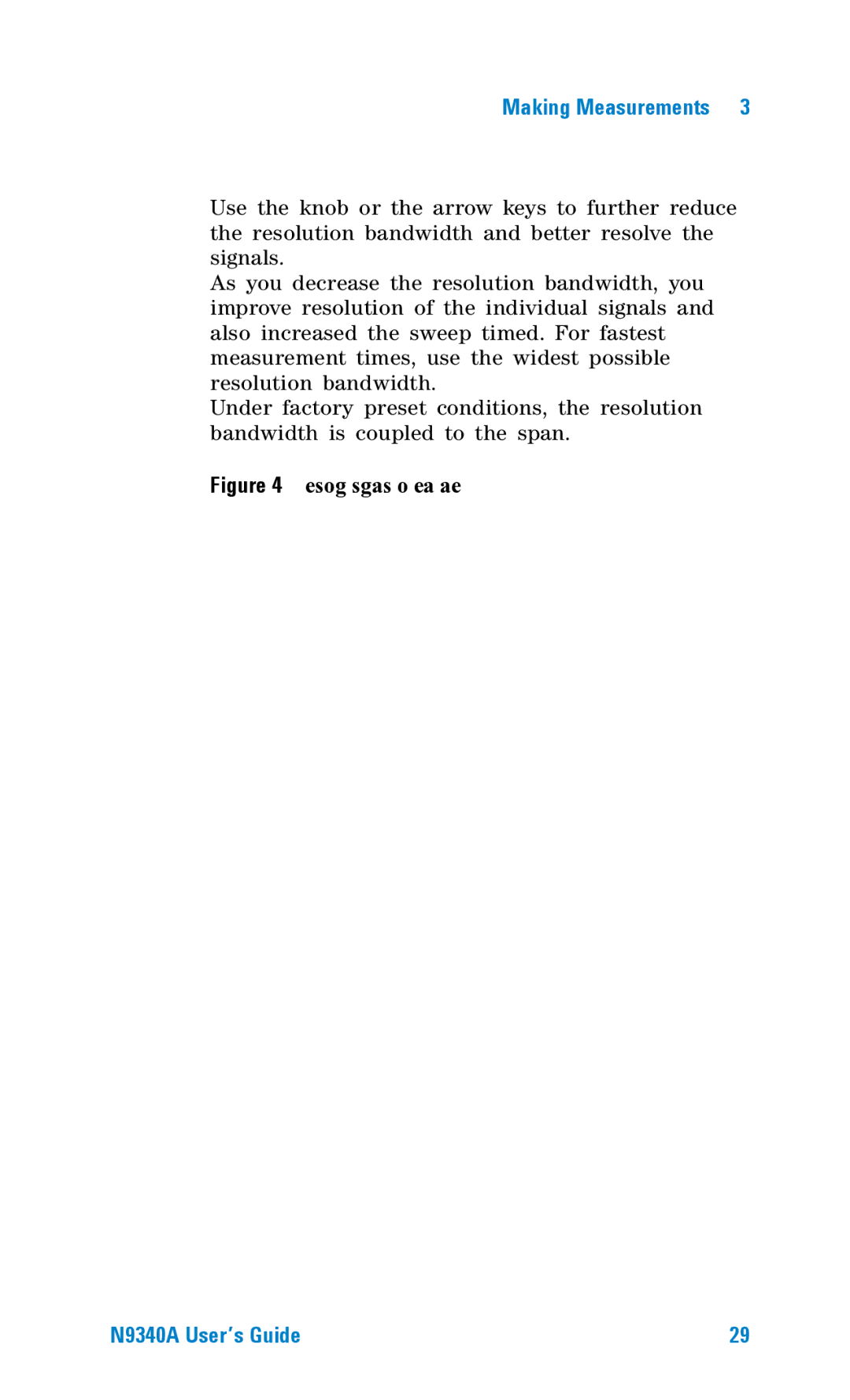 Agilent Technologies N9340A manual Resolving signals of equal amplitude 