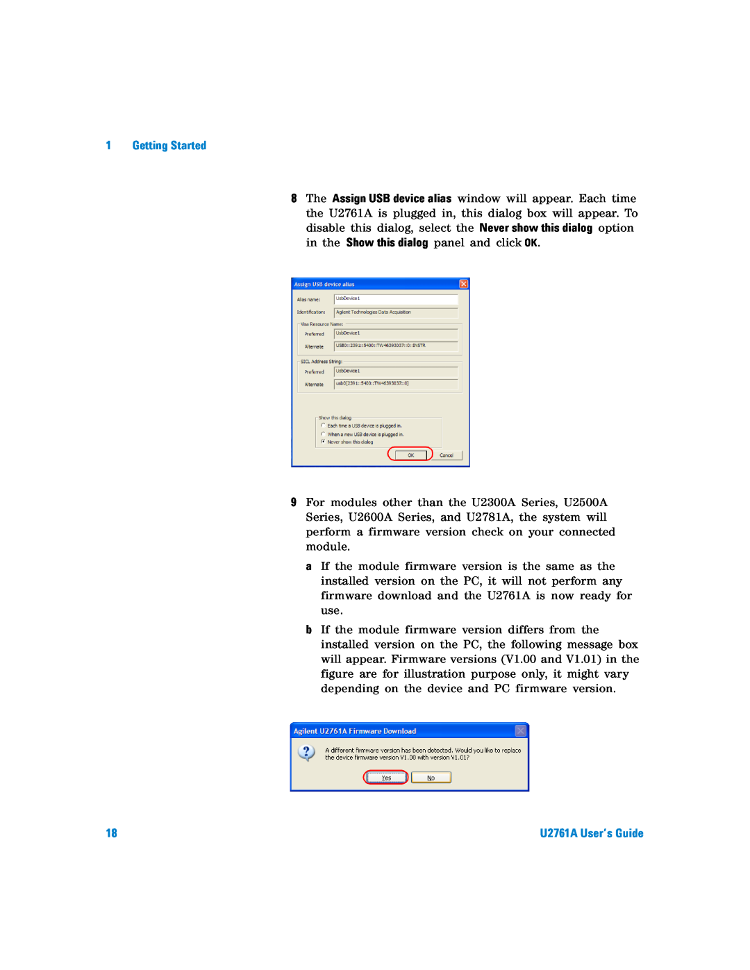 Agilent Technologies U2761A manual Getting Started 