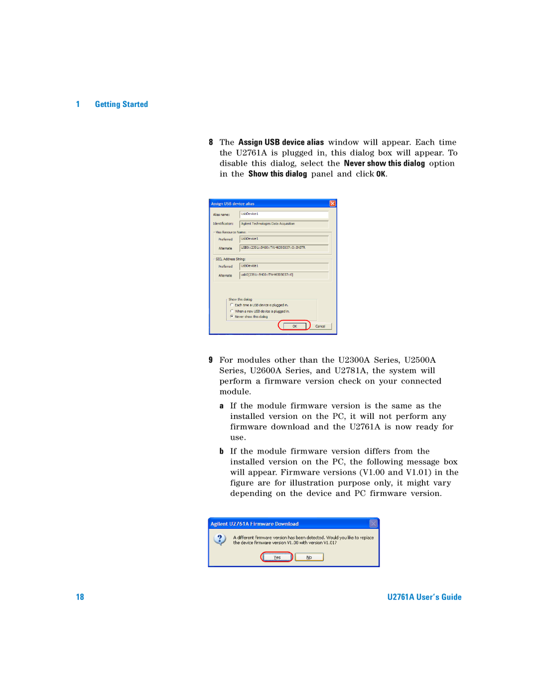 Agilent Technologies U2761A manual Getting Started 