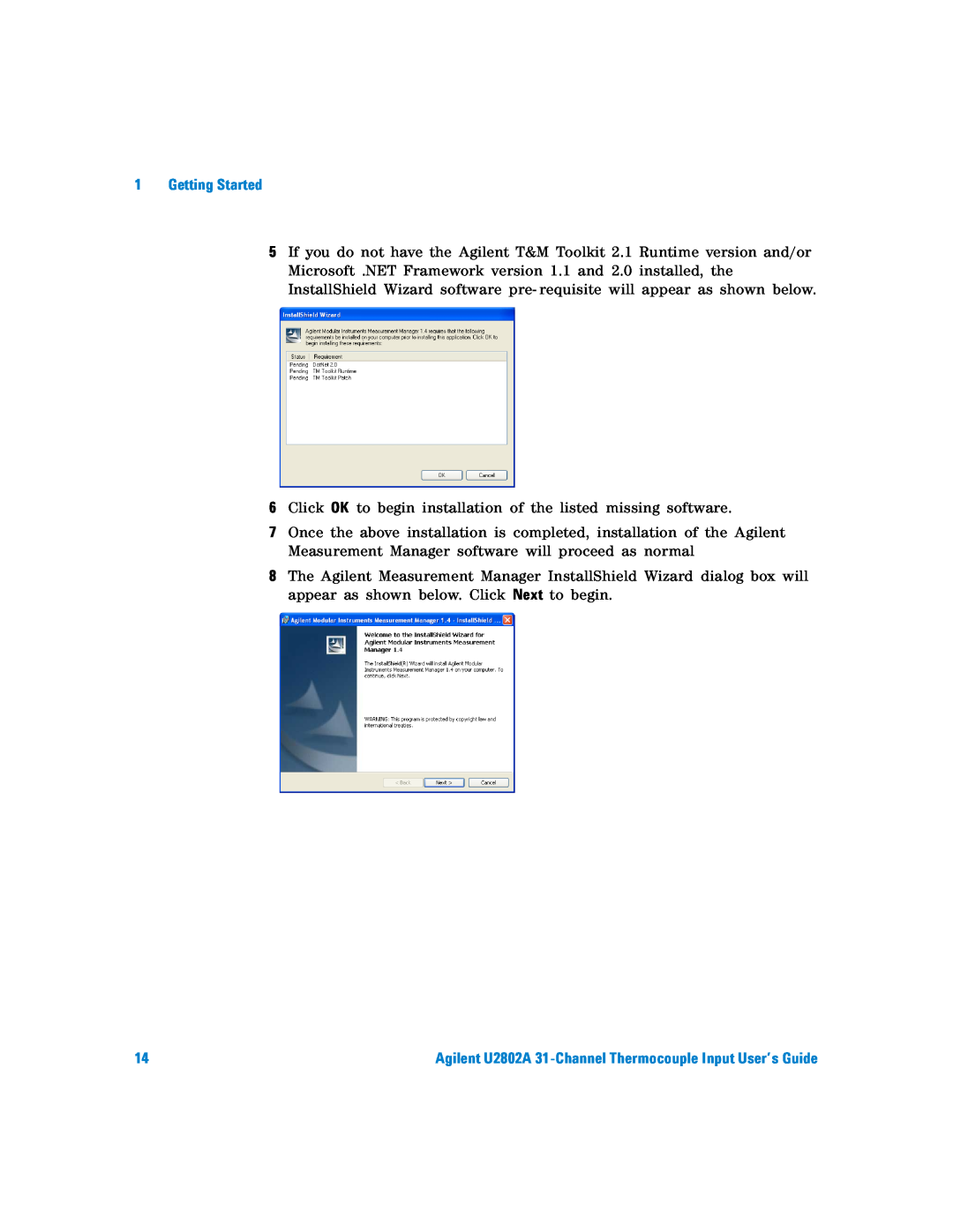 Agilent Technologies U2802A manual Getting Started 