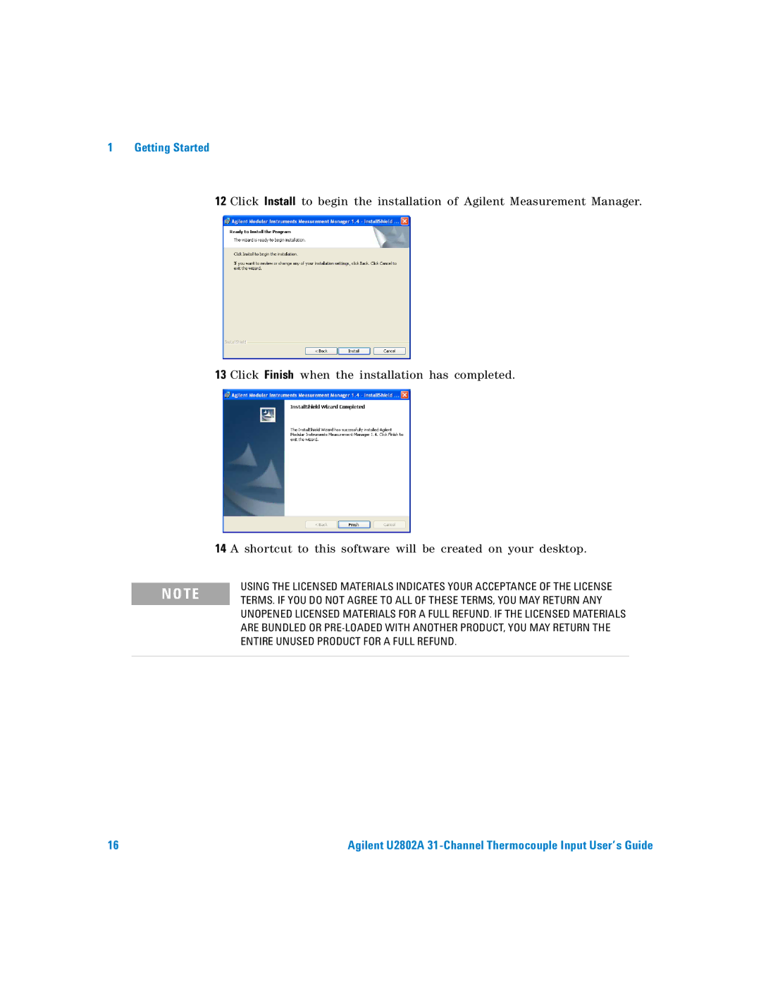 Agilent Technologies U2802A manual Getting Started 