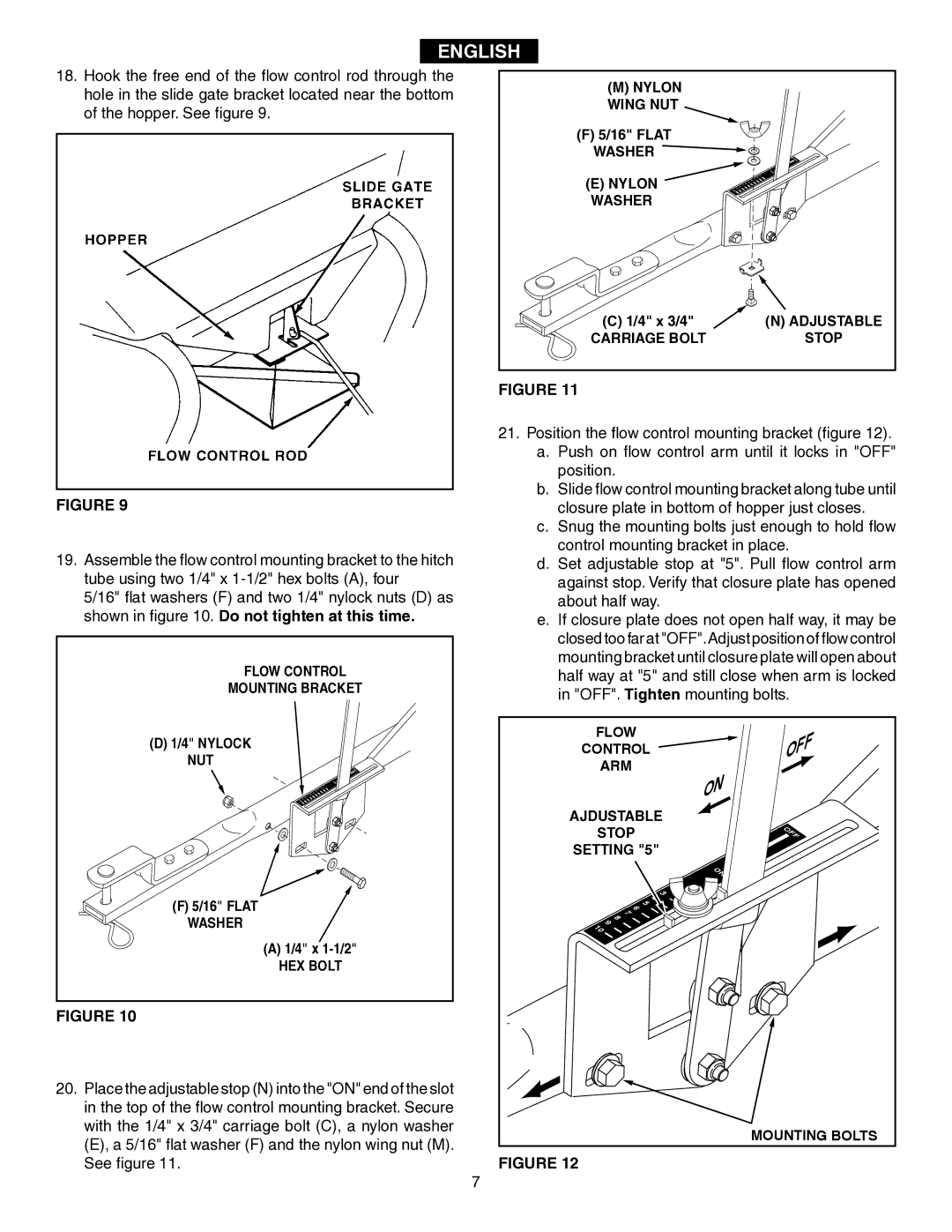 Agri-Fab 45-02114 owner manual Off 