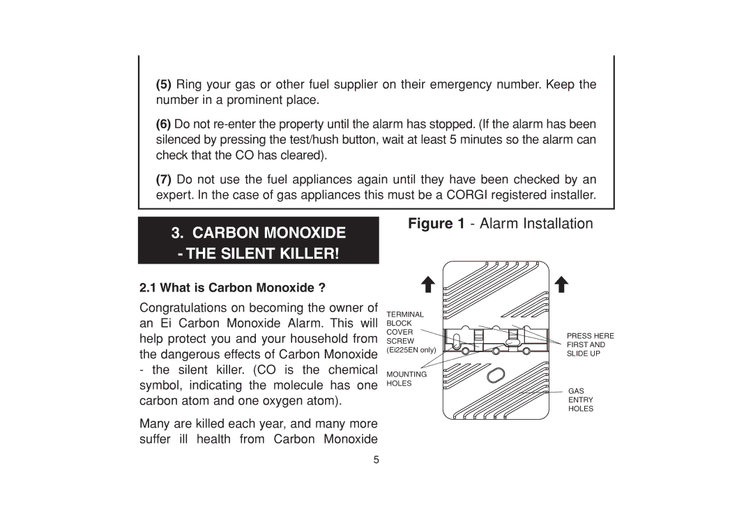 Aico Ei 225EN, Ei 220EN manual What is Carbon Monoxide ? 