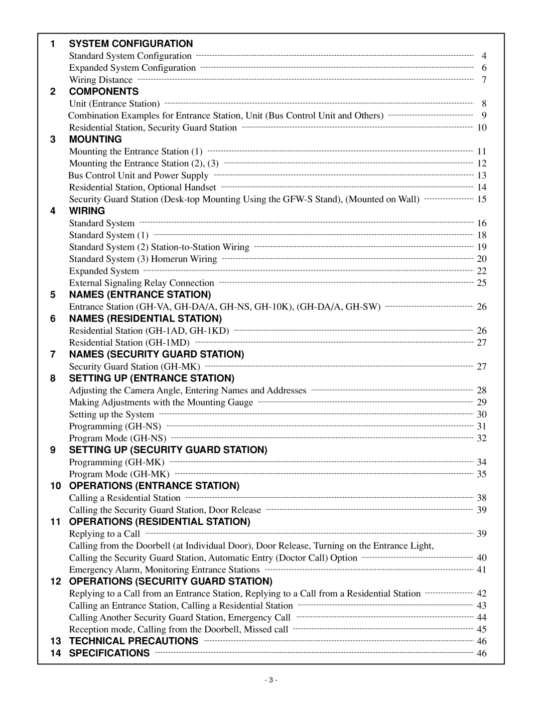 Aiphone 0207 AIC operation manual System Configuration 