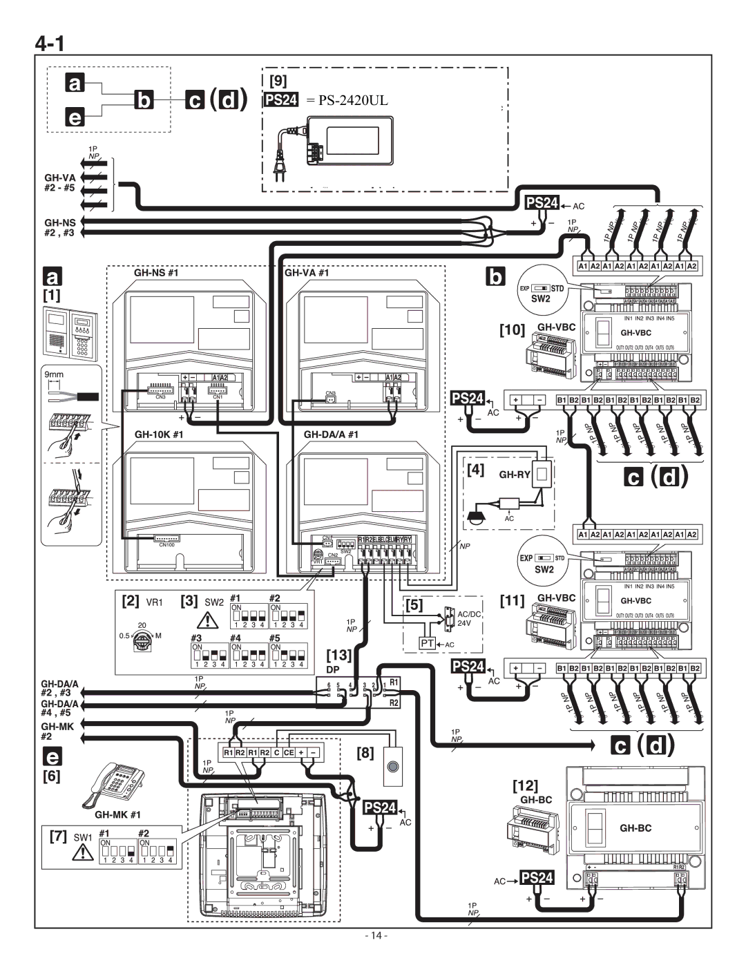 Aiphone 410 operation manual = PS-2420UL 