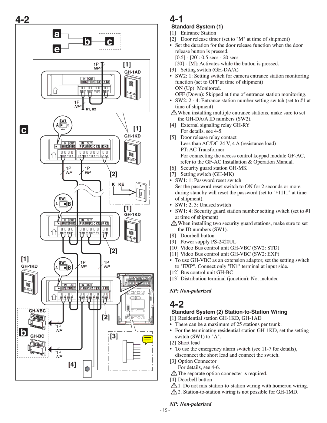 Aiphone 410 operation manual 