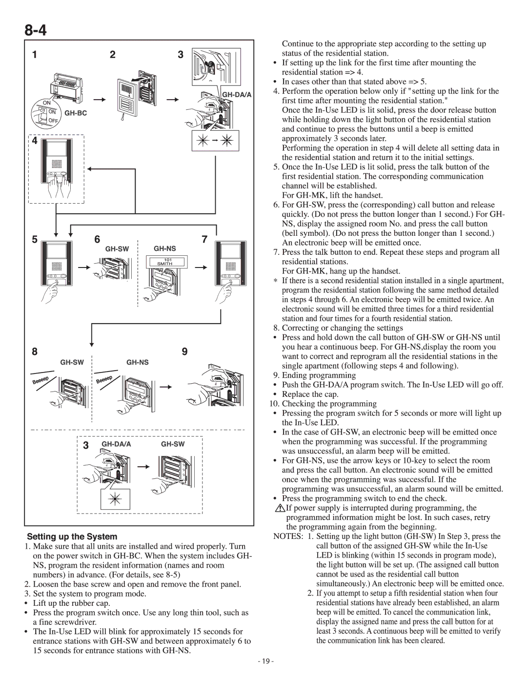 Aiphone 410 operation manual 