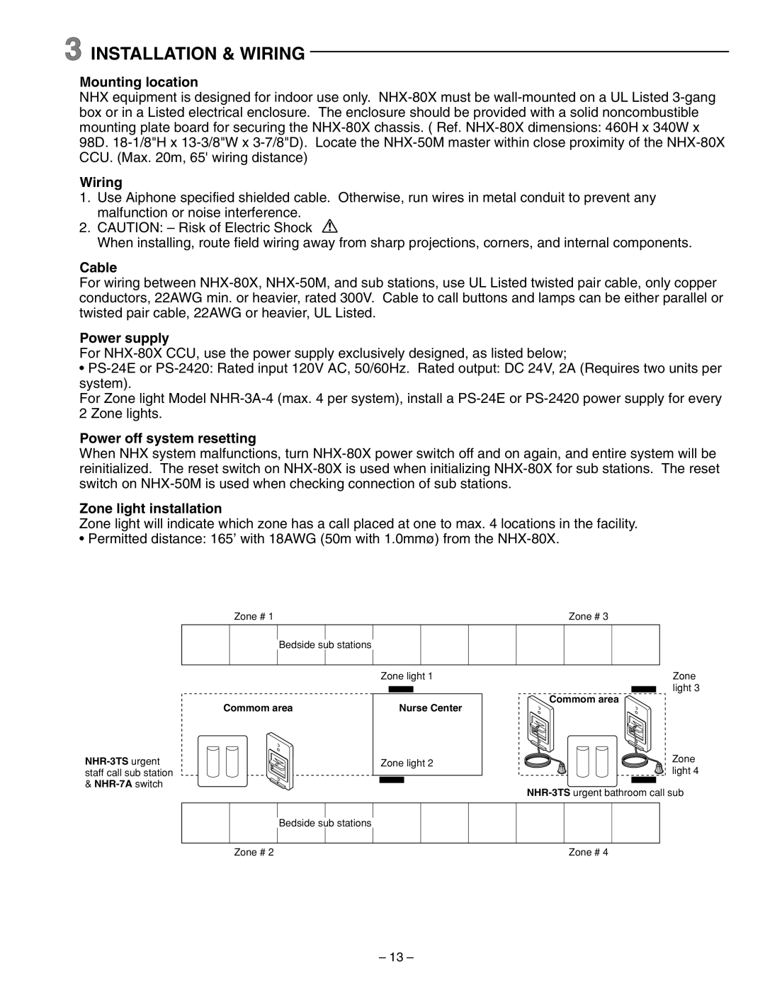 Aiphone 83873900 0602 E installation manual Installation & Wiring 