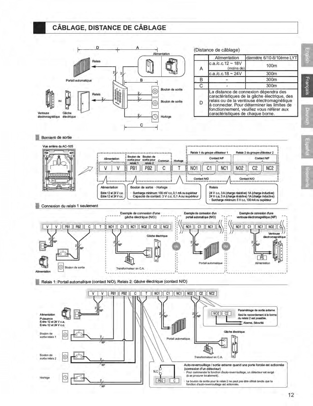 Aiphone AC-10S operation manual 