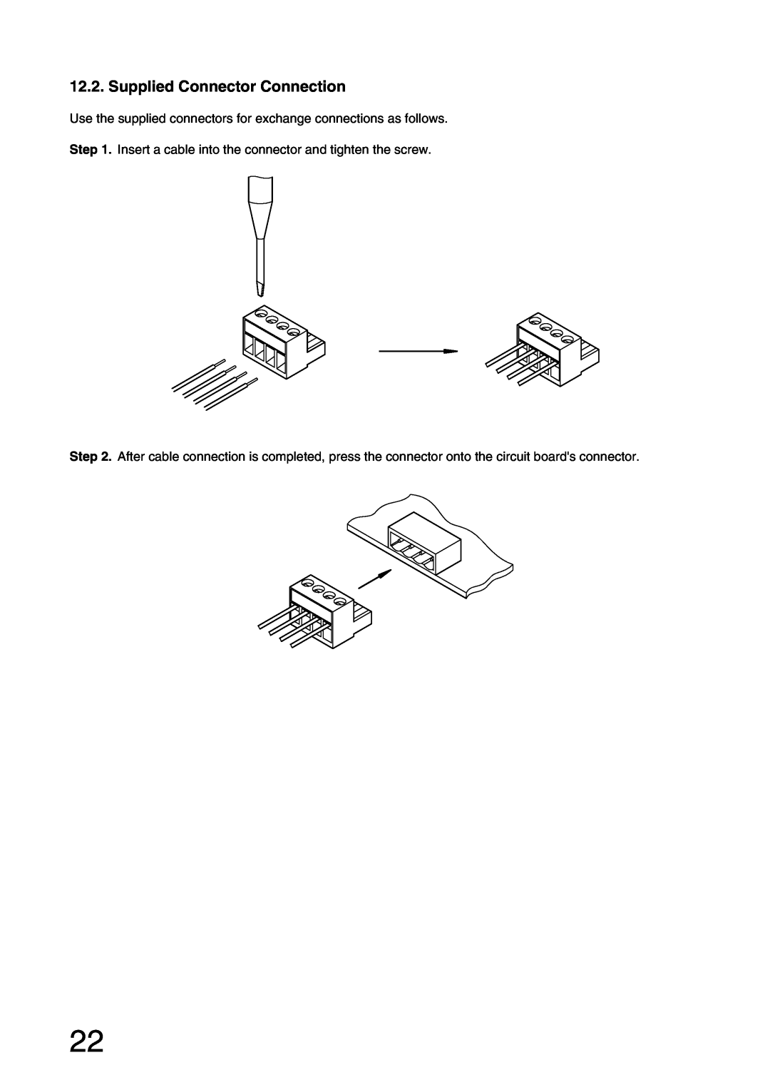 Aiphone AI-900 installation manual Supplied Connector Connection 