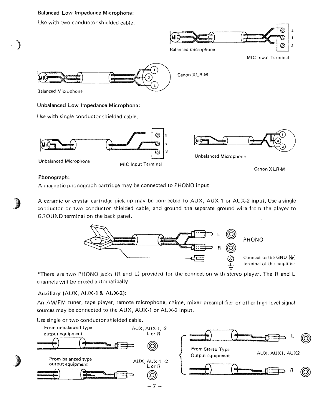 Aiphone BX-1200, BX-300, BX-600 manual 