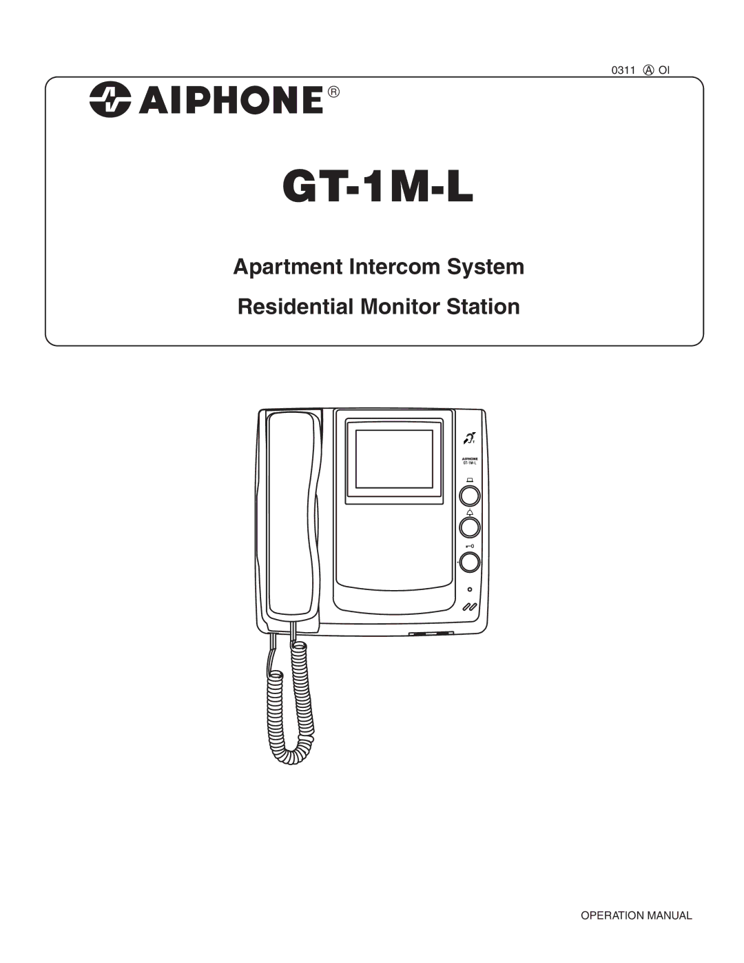 Aiphone GT-1M-L service manual 